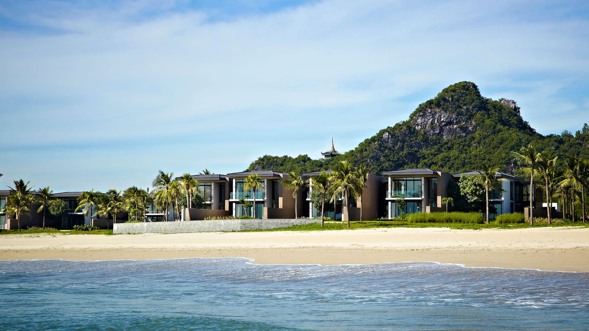 Beachfront villas at Hyatt Regency Da Nang Resort